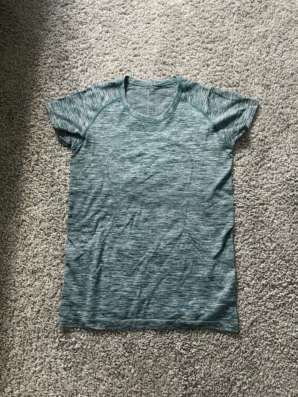 lululemon swiftly tech short sleeve size 10 Teal